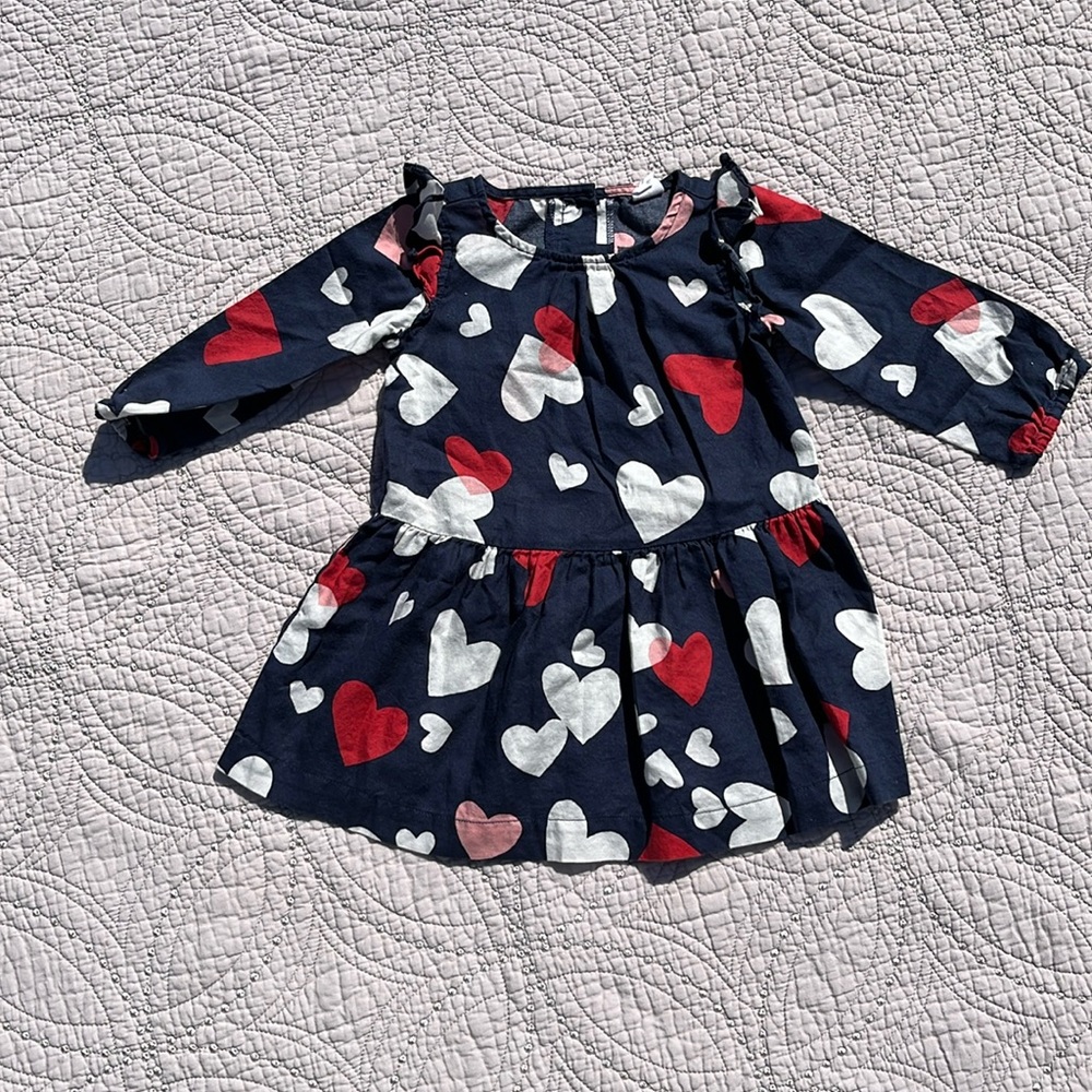 Girls heart gap dress